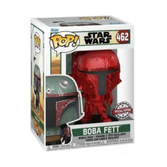 Funko Pop! Star Wars: Boba Fett (Red, Chrome)(Special Edition) #462