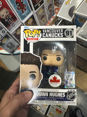 Funko Pop! Quinn Hughes (Canada Exclusive) #91 wrinkle on plastic