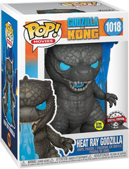 Funko Pop Godzilla vs Kong Heat Ray Godzilla Glow Special Edition #1018 in box