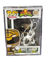 Funko Pop! White Ranger (Signed by Jason David Frank - COA) #405