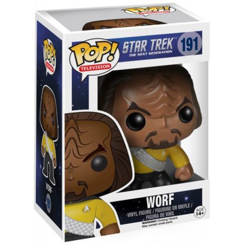 Funko Pop Star Trek Worf number 191 in box