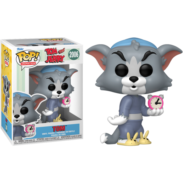 Funko Pop! Tom and Jerry: Tom with Clock #2006 in retail box
