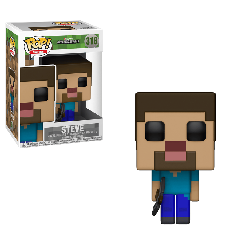 Funko Pop Minecraft Steve number 316 in box