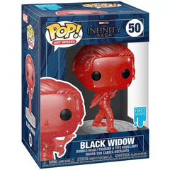 Funko Pop! Marvel: Black Widow (Art Series) #50 (Hard Stack Included)