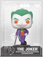 Funko Pop! DC: The Joker (Die-Cast, Funko Exclusive) #10 (Open)