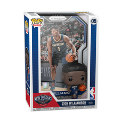 Funko Pop! Trading Cards: NBA New Orleans Pelicans: Zion Williamson (Panini Prizm) #05 in retail box