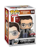 Funko Pop! Icons: Stephen King with Red Balloon (Special Edition) #55 (Small Rip on Bottom Corner)