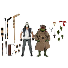 NECA: Teenage Mutant Ninja turtles (1990 Movie): Casey Jones and Raphael (in disguise) 7-inch Action figure