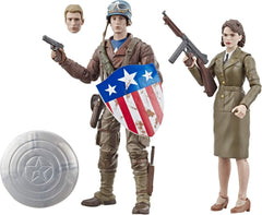 Hasbro Marvel Legends: MCU Captain America The First Avenger - Captain America/Peggy Carter (Shelf Wear)
