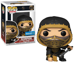 Funko Pop! Mortal Kombat: Scorpion (Metallic, Walmart Exclusive) #1058