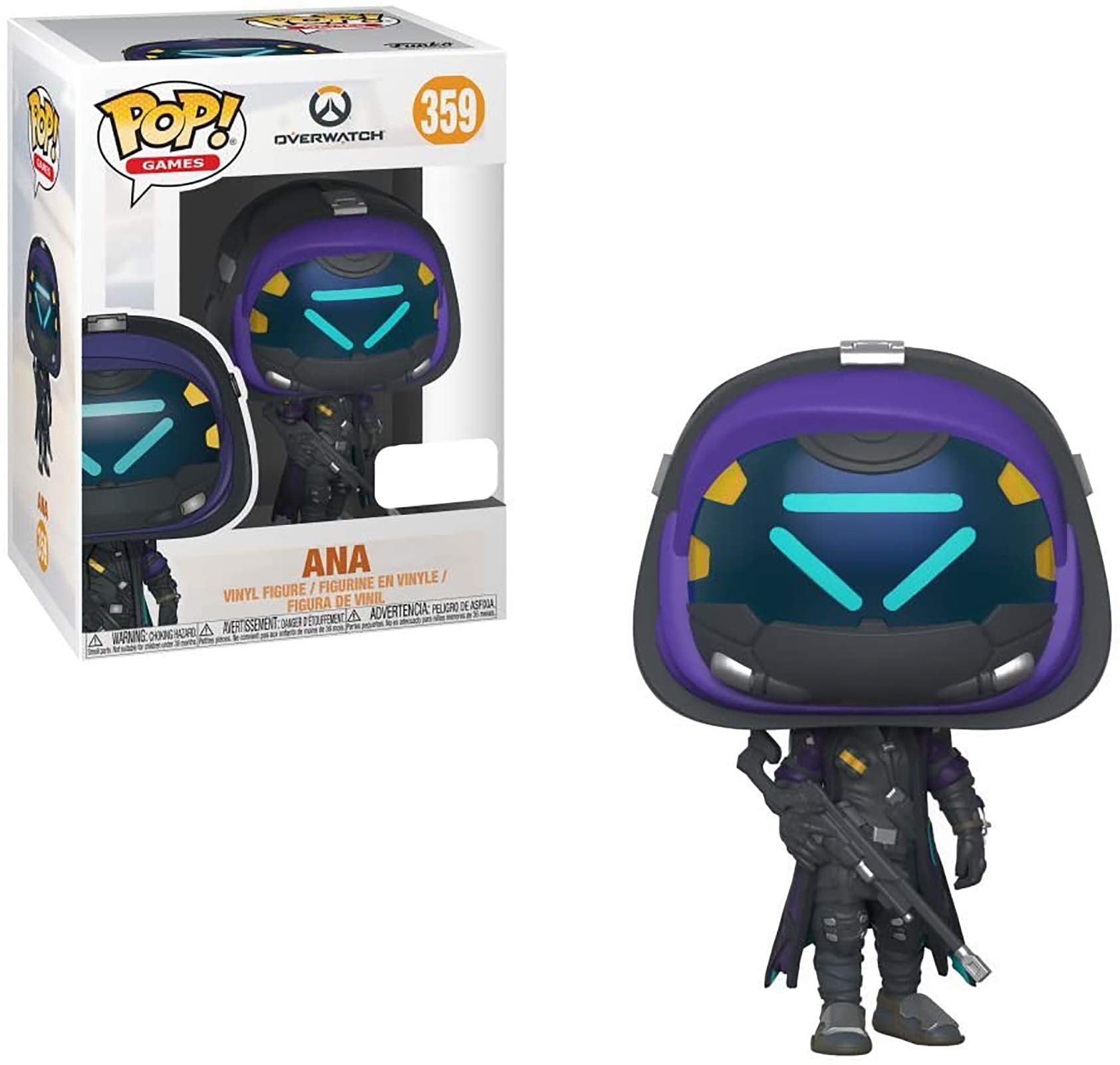Funko Pop! Overwatch Ana #359 in its retail box