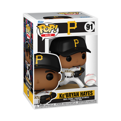 Funko Pop! MLB Pittsburgh Pirates: Ke'Bryan Hayes #91 in retail box