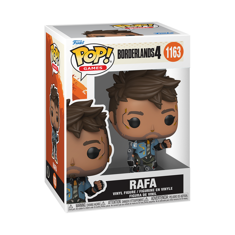 Funko Pop Games Borderlands 4 Rafa 1163 boxed figure