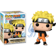 Funko Pop! Naruto Shippuden: Naruto Uzumaki (Glow) (Funko Exclusive) #1318 (small rip on top)
