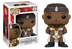 Funko Pop! WWE Big E New Day Group #29 Rare Vaulted Vinyl Figure White & Gold