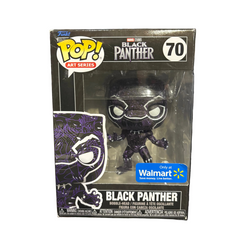 Funko Pop! Black Panther: Black Panther (Walmart Exclusive) #70 (sticker peeling off)