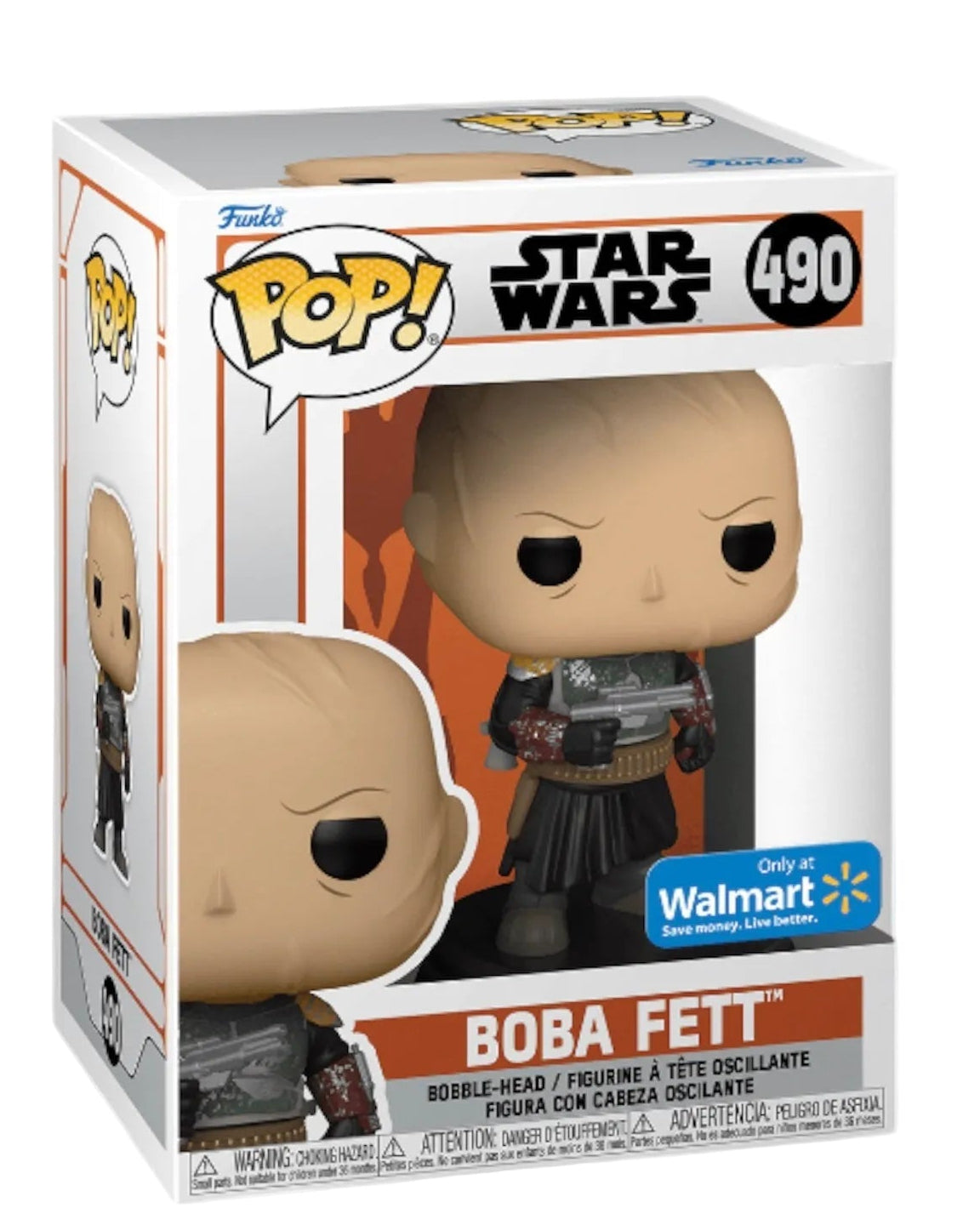 Funko Pop Star Wars Boba Fett Walmart Exclusive 490