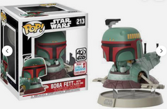 Funko POP ! Star Wars: Boba Fett With Slave One (2017 NYCC)