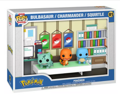 Funko Pop! Bulbasaur, Charmander and Squirtle 01 , Starter Pokémon, Deluxe Moment