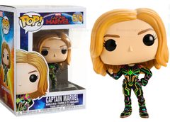 Funko Pop! Marvel: Captain Marvel - Captain Marvel with Neon Suit