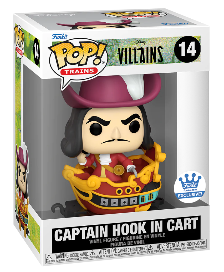 Funko Pop! Trains Disney Villains: Captain Hook in Cart (Funko Exclusive) #14