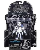 Star Wars, The Black Series, Clone Wars Captain Rex Action Figure #09, 3.75 Inches