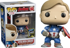 Funko Pop! Vinyl: Marvel - Captain America (Unmasked) - San Diego Comic Con