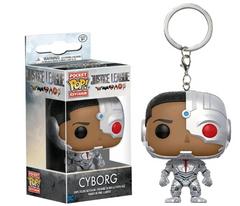 Funko Pop Justice League Cyborg Vinyl Keychain Figure