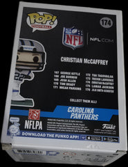 Funko Pop! NFL Carolina Panthers: Christian McCaffrey #174 (Shelf Wear)