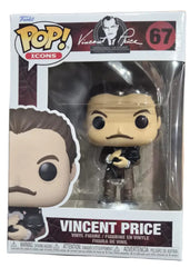 Funko Pop! Icons: Vincent Price #67 (Glue Residue on Screen)