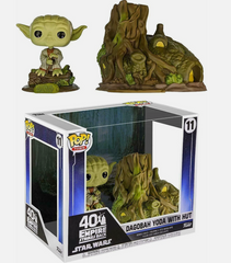 STAR WARS DAGOBAH YODA WITH HUT POP VINYL FIGURE FUNKO TOWN 11