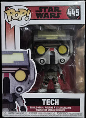 Funko Pop! Star Wars: The Bad Batch Tech #445 (Sun Damage & Box Damage)