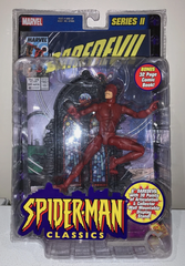 Marvel Legends Spider-Man Classics Series II Daredevil w Comic Book Toy-Biz 2001