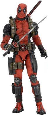 NECA: Epic Marvel Deadpool Super Poseable Bad@ss Ultimate Collector's 1/4 Scale Action Figure (some box damage)