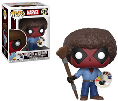 Deadpool as Bob Ross with 70s Afro POP! Marvel #319