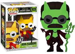 Funko Pop! Animation: The Simpsons - Devil Flanders #1029 , Glow in The Dark, Amazon Exclusive
