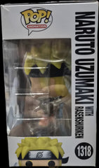 Funko Pop! Naruto Shippuden: Naruto Uzumaki (Glow) (Funko Exclusive) #1318 (small rip on top)