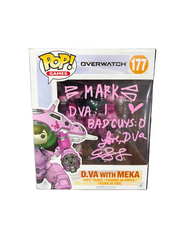 Funko Pop! Overwatch: D. VA with Meka (signed by Charlet Chung - No COA) #177