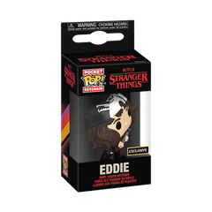 Funko Pop! Keychain: Stranger Things: Eddie with Guitar (Exclusive)