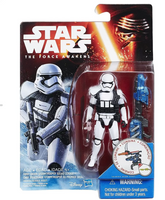 Star Wars FIRST ORDER STORMTROOPER SQUAD LEADER 3.75" Figure Force Awakens 2015