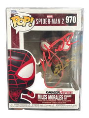 Funko Pop! Miles Morales (Signed by Nadji Jeter - COA) #970