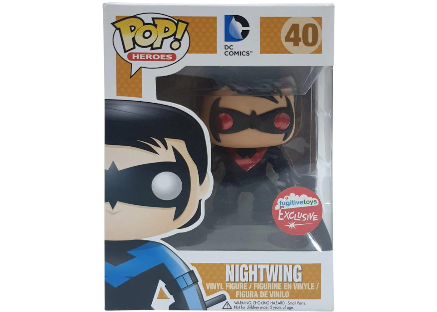 Funko Pop! DC Heroes - Nightwing #40 (Fugitive Toys Exclusive)