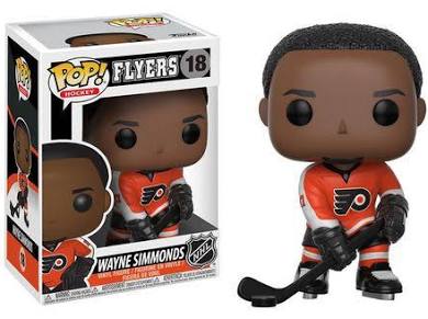 Funko Pop! NHL Philadelphia Flyers: Wayne Simmonds #18 in retail box