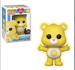 Care Bears Funshine Bear 356 Funko Pop! Animation Glow Chase Edition