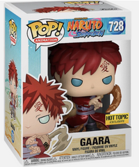 FUNKO POP! GAARA #728 METALLIC HOT TOPIC EXCLUSIVE