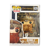 Funko Pop! The Lord of the Rings: Gimli (Signed by John Rhys Davies - COA) #629