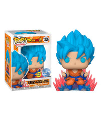 Funko Pop! Dragon Ball Super: SSGSS Goku (Kaio-Ken Times Twenty) (Glow) (Special Edition) #1256