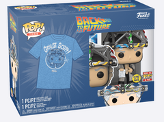 Funko Pop! & Tee: Back to The Future - Doc with Helmet, Adult XL
