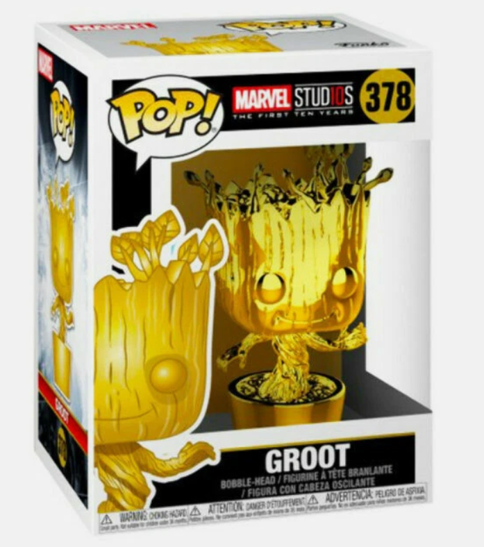 Groot Gold Chrome #378 with retail box