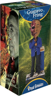 Royal Bobbles Breaking Bad: Gus Fring Face Off Collectible Bobblehead Statue (minor box damage)